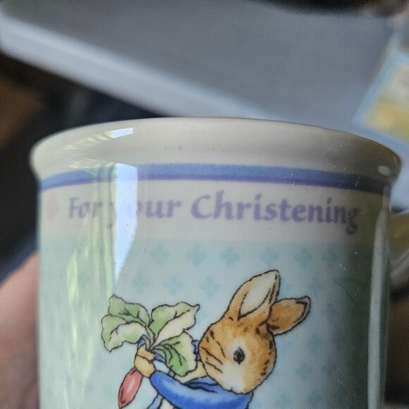 Peter Rabbit Christening Mug ( New ) - Picture 4 of 5